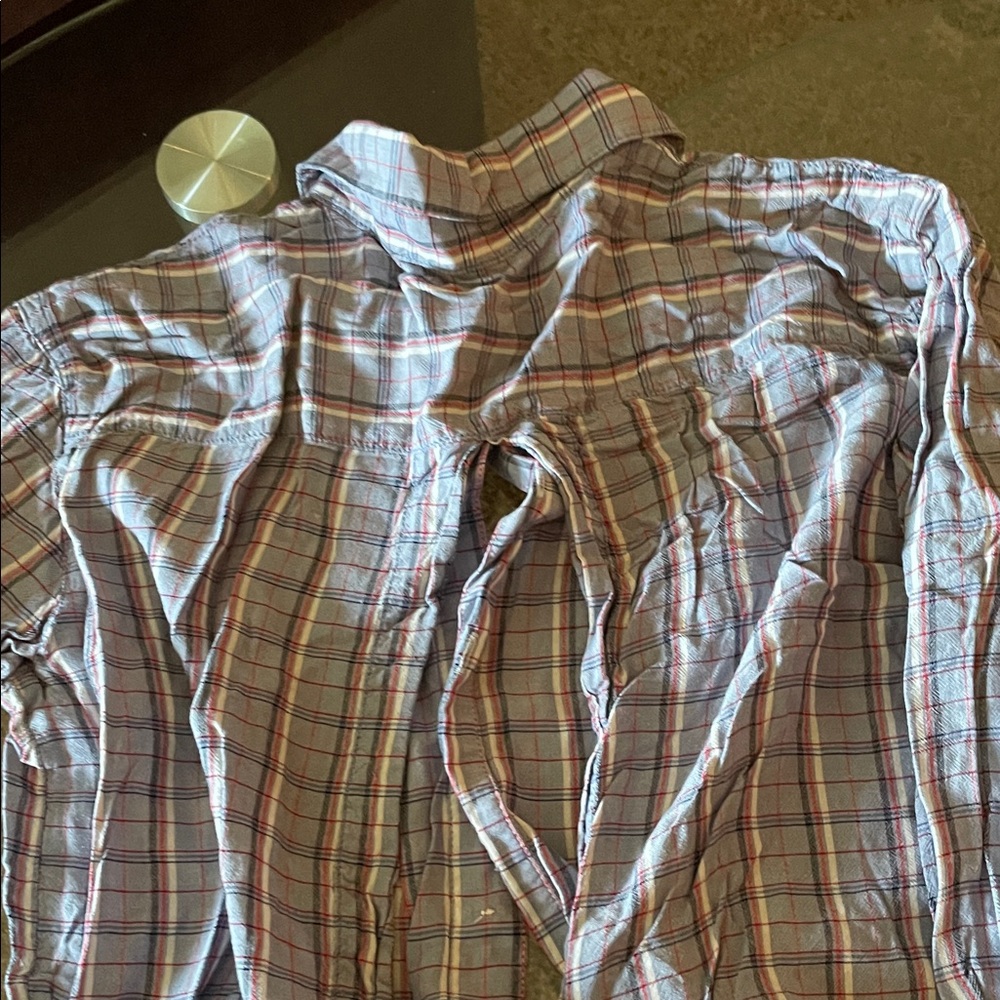 3 Treasure & Bond, Multicolor Button Down Shirts, lots of detailing, READ - Picture 14 of 15